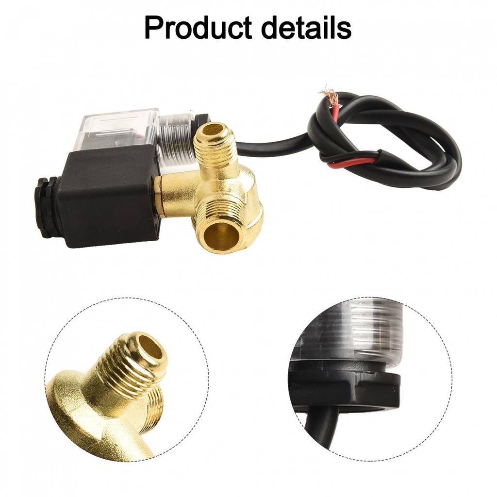 Compact Design Air Compressor Check Valve Solenoid Valve