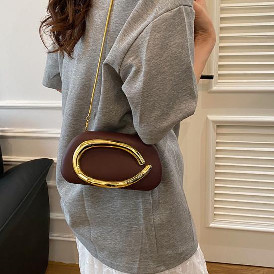 

Акрилова сумка-клатч для жінок Круглий клатч зі знімним ремінцем Вечірня сумочка Сумка кросбоді для весільної вечірки випускного вечора 1pc білий