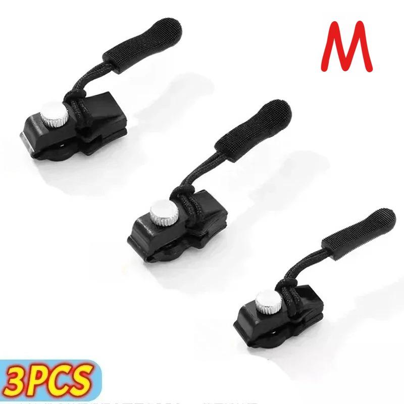 1/3/6Pcs Universal Instant Zipper Repair Replacement Sliding Teeth Rescue Zipper Sliders Zipper Pull Sewing Supplies