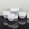 PP Refillable Cream Jar 50g Capacity Round Bottom Cosmetic Container Frosted Wide-Mouth Lotion Hair Dispenser Jar Hair Mask