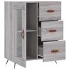 Sideboard Gray Sonoma 69.5 x 34 x 90 cm Particleboard