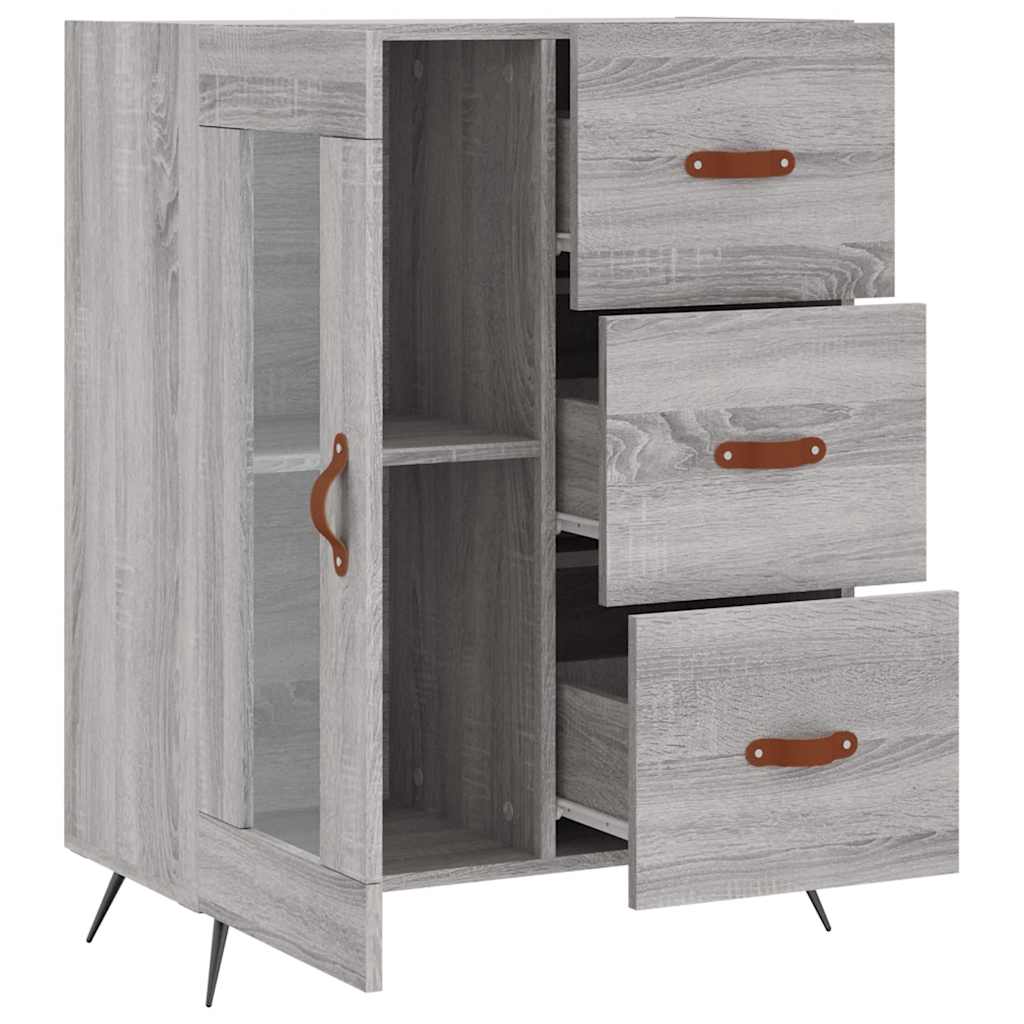 Sideboard Gray Sonoma 69.5 x 34 x 90 cm Particleboard