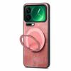 For Xiaomi 17 Pro Phone Case with Rotating Kickstand Stress Relief Retro Leather Back Cover