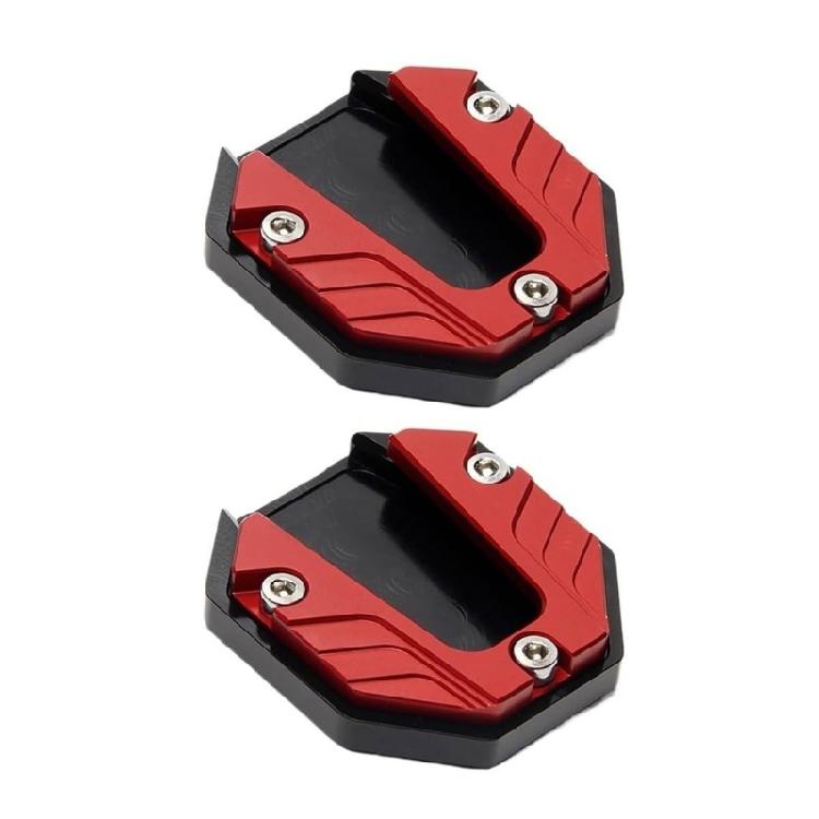 Motorcycle Side Stand Footrest Stabilizers Plate Aluminum Anti Collapse Designs Kickstand Base for Enhanced Ground Grip