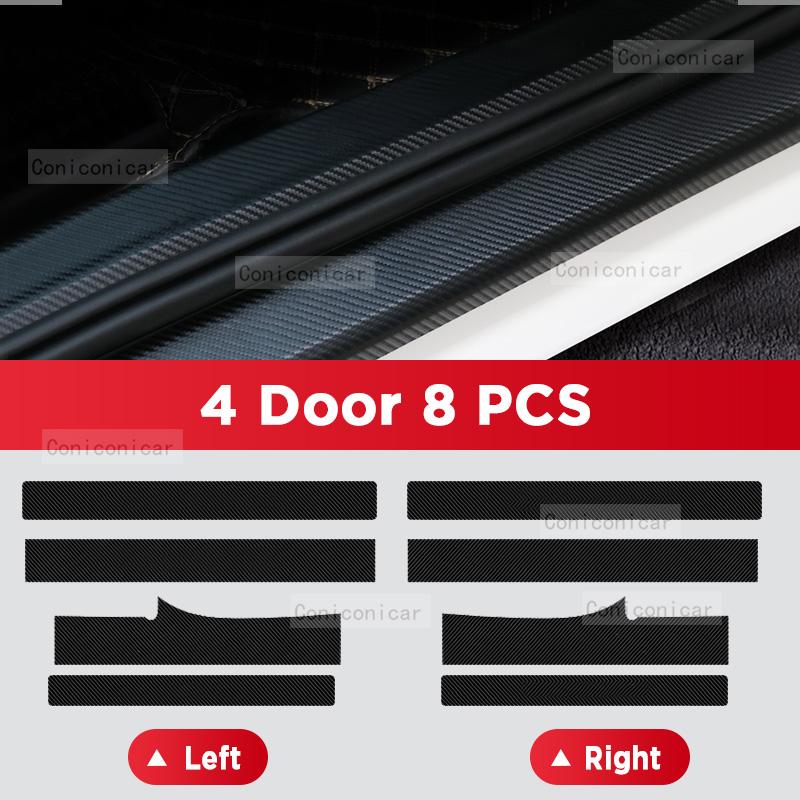 Car Carbon Fiber Door Sill Sticker For MG ONE 2025 Threshold Pedal Anti-scratch Interior Decoration Accessories