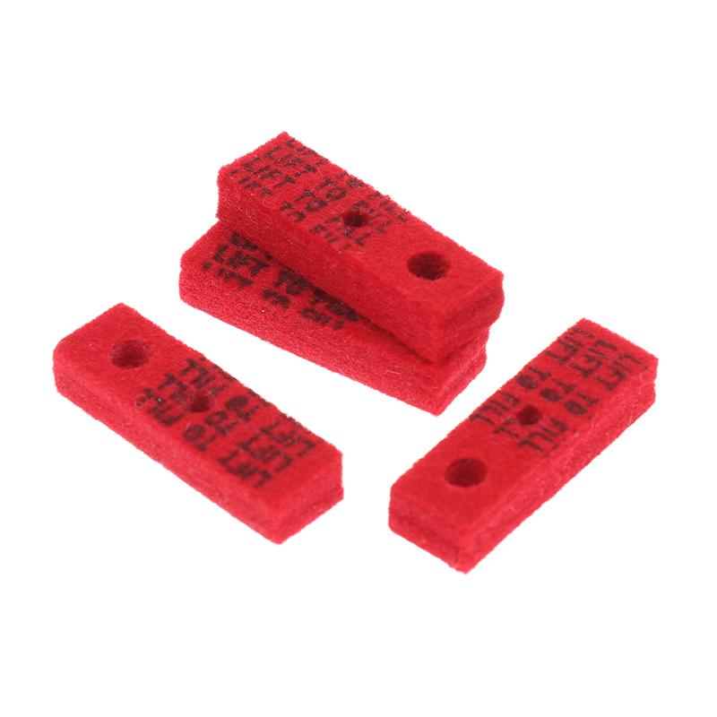10Pcs Red Felt Thicked Cotton Sealed Pads Replacement Accessories For Z Kerosene Lighter Bottom Sealing Liner