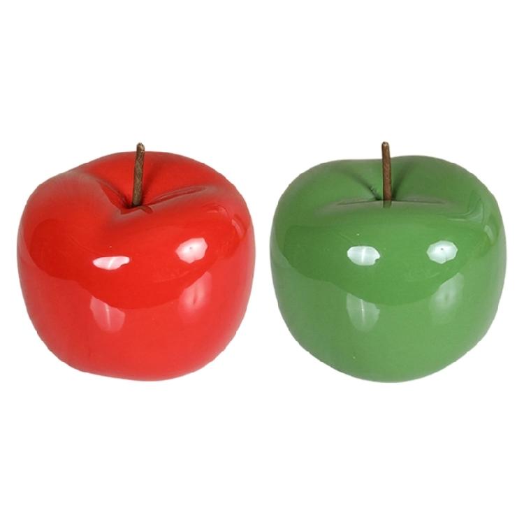 Ceramic Apples Statue Table Ornament Pottery Decoration Decorative Sculptures Fruit Figurines Home Decorations Gifts