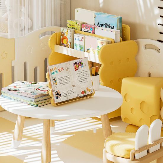 Adjustable Book Stand for Kids, Multi-Angle Reading Rack for Book Tablet, Thickened Book Holder for Desk, Hands-Free Cookbook Stand