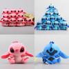 Adorable 2 Kinds Lilo And Stitch Plush Toy Hanging Key Chain Hanger Doll Mini Pendant