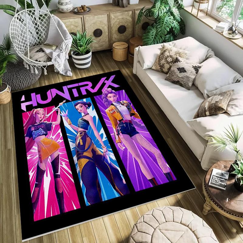 Dynamic Warriors: Action Adventure carpet Doormat Suitable for all seasons Art Office chair cushion Protective pad