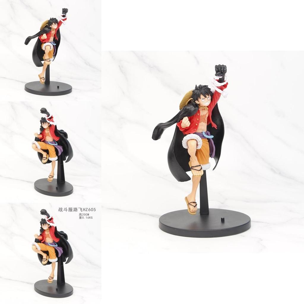 One Piece Luffy Battle Outfit Figure Pvc Premium Collectible Desk Ornament 20cm