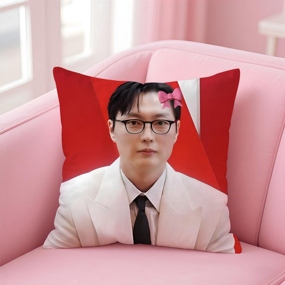 Funny RRoh JJae Won Meme Cushion Cover Pillowcase Short Plush Invisible zipper Room Sofa Cushion Cover