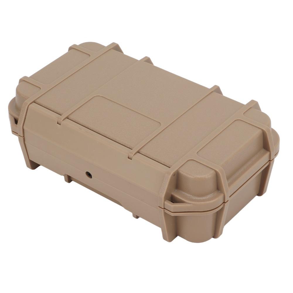 ABS Waterproof Tool Case Double Layer Wear-Proof Hard Carry Tool Case Waterproof Safety Instrument Tool Box Outdoor Activities