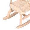 1:12 Miniature Rocking Chair Cute Wood Rocker Furniture Toy   Accessories