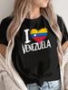 I Love Venezuela Heart Flag Graphic T-shirt