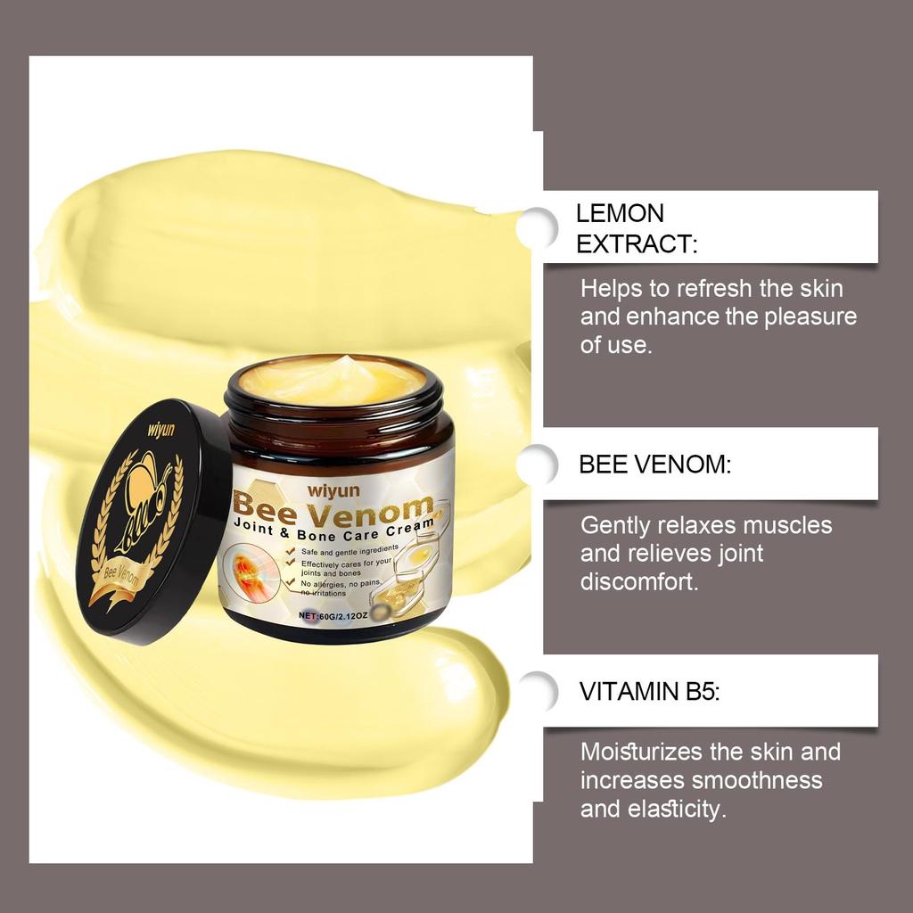 Bee Venom Joint Care Cream Daily Relief Body Joints Muscle Discomfort Topical Massage Care Cream