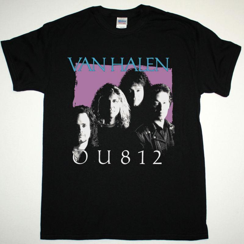 Van Halen 1988 OU812 Album Band Black Unisex T-shirt Size S-5XL L