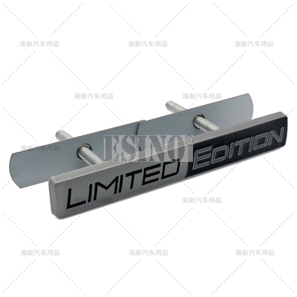 Car Styling 3D Limted Edition Decorative Metal Grill Emblem Rear Trunk Badge Fender Sticker Body Decal Car Accessories