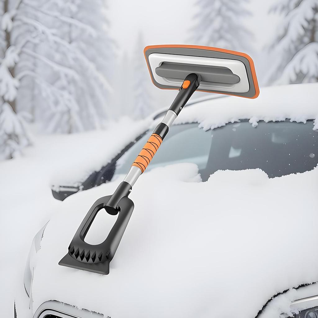 Snow Shovel For Car Aluminum Alloy Extendable Auto Accessories Car Windshield Scraper For Window Truck SUV Vehicle Roof Winter