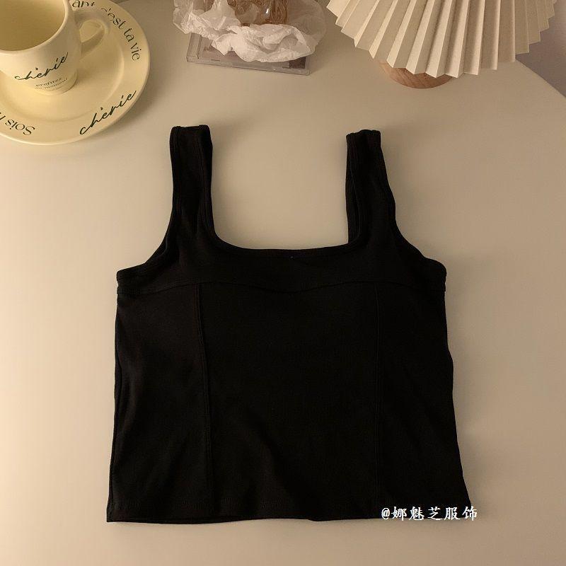 Women Bras Tank Vest Solid Long Underwear For Girls Casual Bras Solid Simple Lingerie Inner Tops Street Wear
