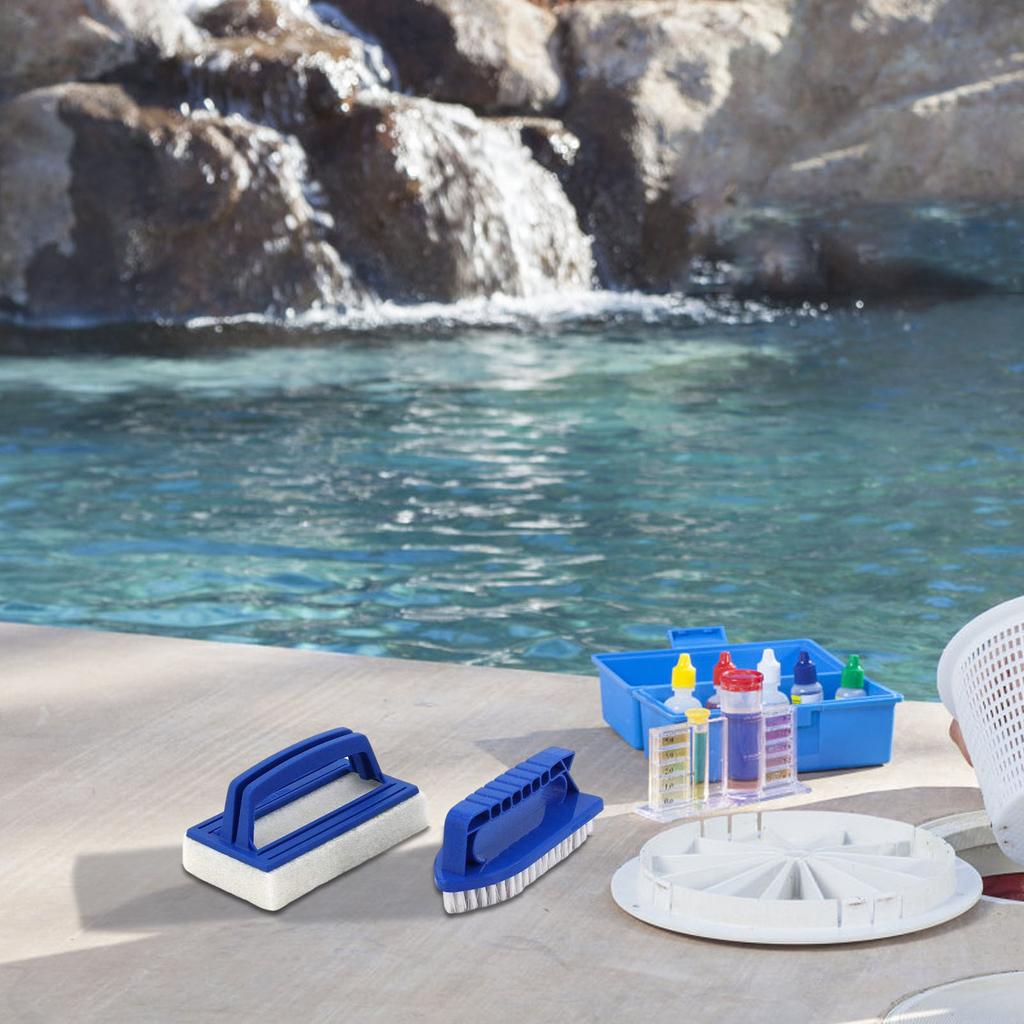 Swimming Pool Brush Pool Cleaning Accessories Handheld Swimming Pool Hot Tubs Clean Equipment Wall Sponge Brush Cleaning Tools
