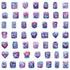 50 Love Bottles Graffiti Stickers Suitcase Computer Mobile Phone Decoration Stickers Waterproof Creative Stationery Stickers