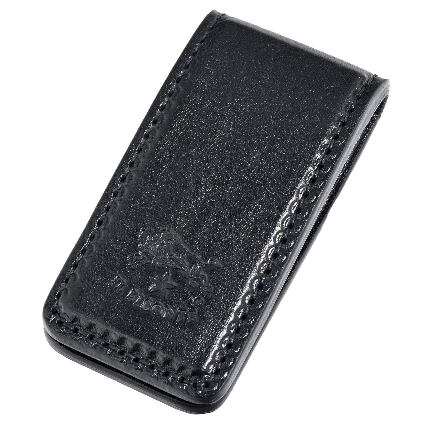 

Зажим для денег IL BISONTE Duccio Vachetta кожаный черный SMW210PO0001BK116X мужские женские [товар]