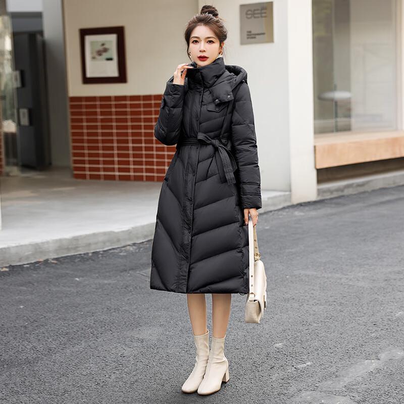 

YITENG Женская милая зимняя пуховая куртка с капюшоном и длинными рукавами YTMJH990 XL