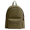 Ridge 35 Metal Logo Cowhide Backpack Large Men's Olive Green