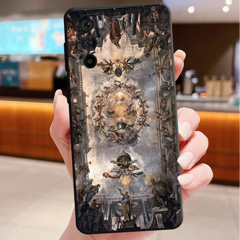 Renaissance art Painting Phone Case For Motorola Edge 60 50 40 Pro 60 50 40 30 Ultra Neo Fusion Moto G Play G Stylus G Carcasas