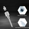 Metal Grease Nozzle Adapter Fast Release Mechanism Ergonomic Handle For Efficient Lubrication In Industrial Applications