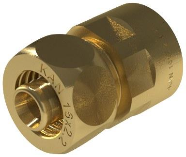 UltraLINE Brass Screwed Connector - 20 G1/2"