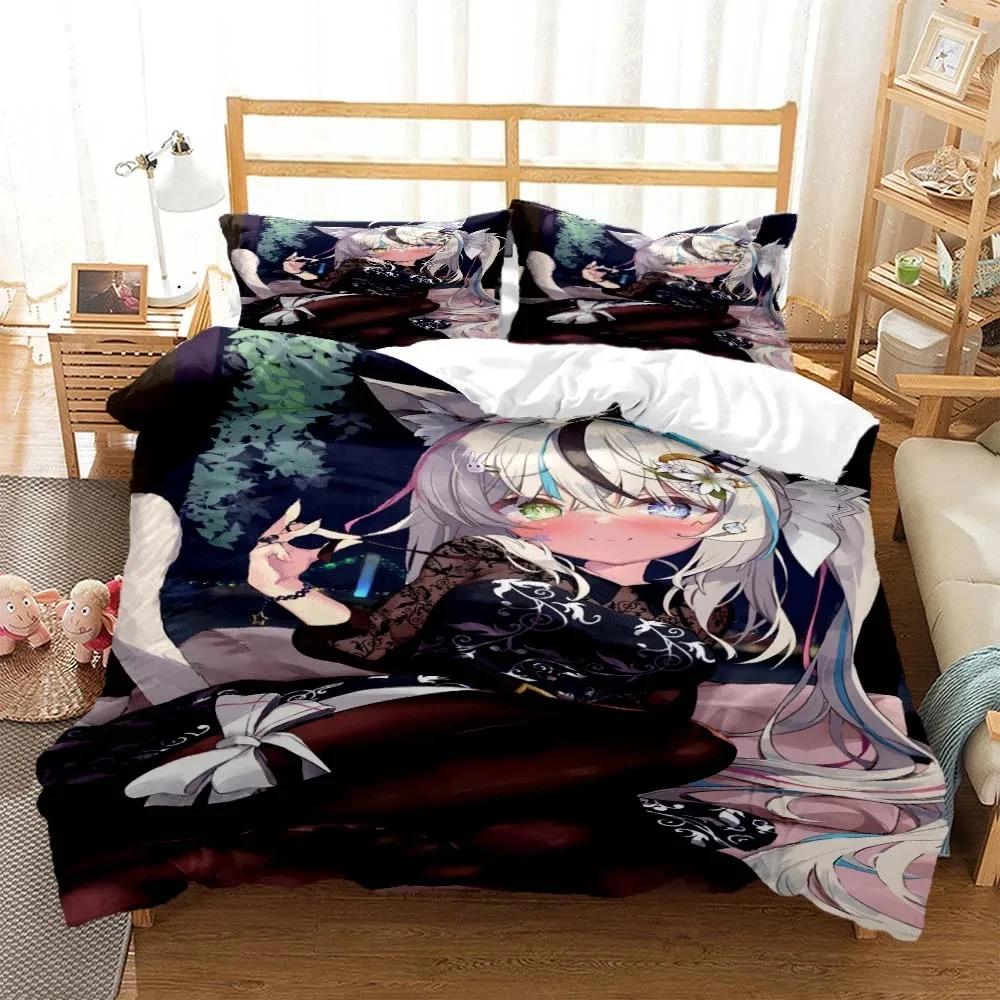 Sexy beauty cartoon 3D printed bedding set luxury King size Comforter bedding sets digital design