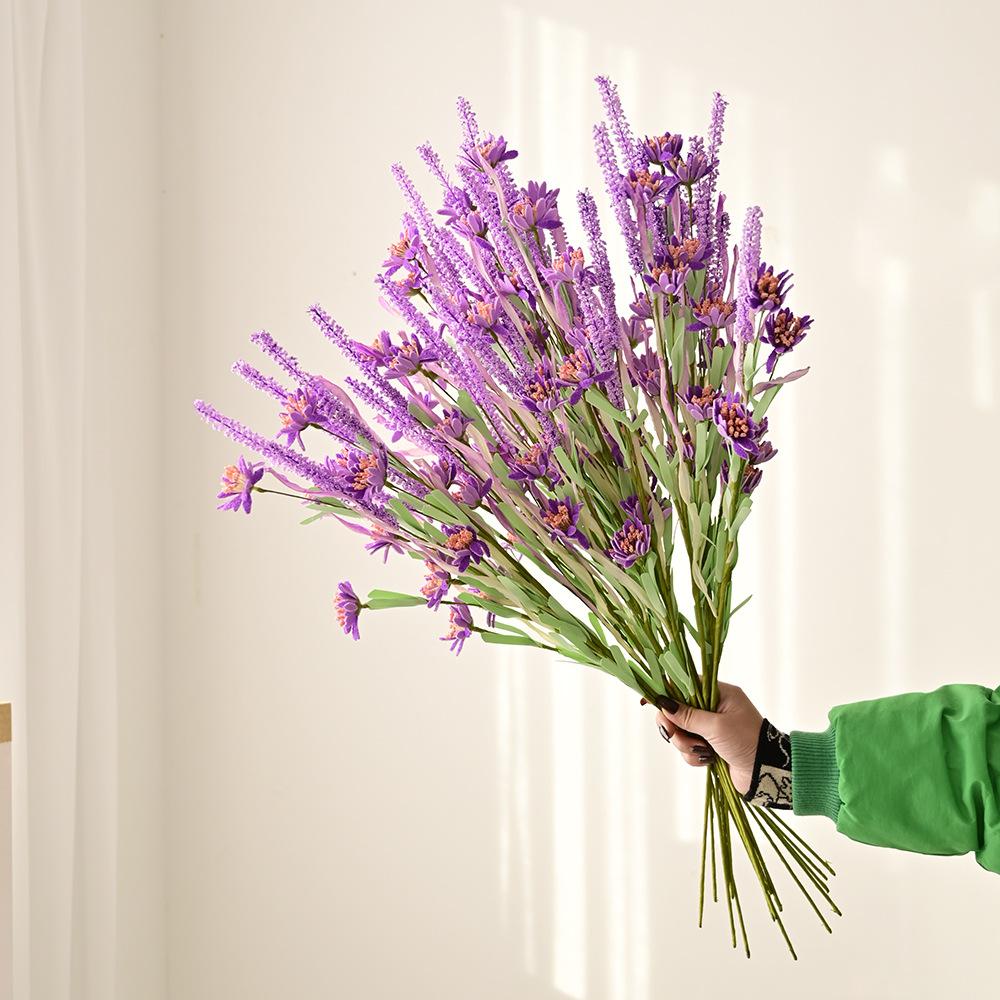 

Simulation Lavender Sun Bouquet Living Room Floral Arrangement Flower Arrangement Accessories Shooting Prop Decoration