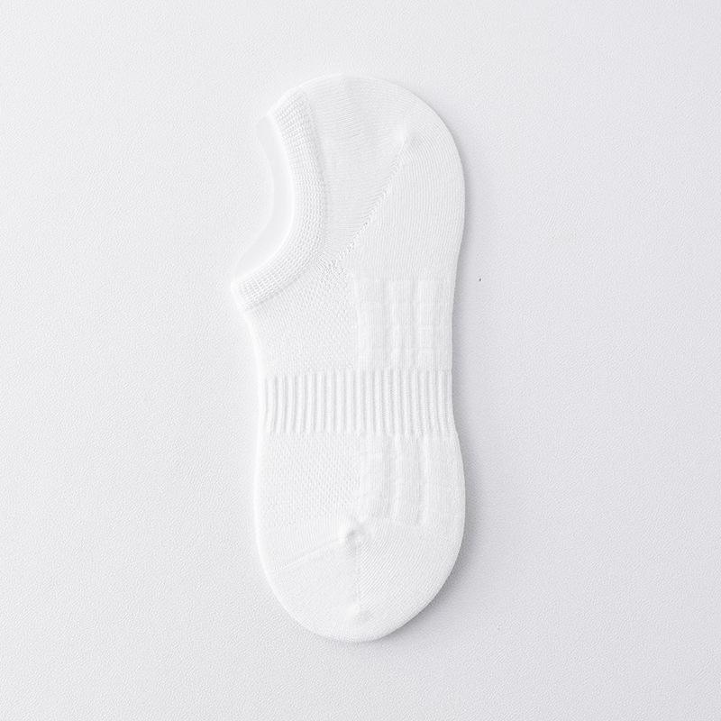 Female Summer Thin Non Slip Do Not Fall with Net Eye Shallow Mouth Invisible Short Cotton Socks