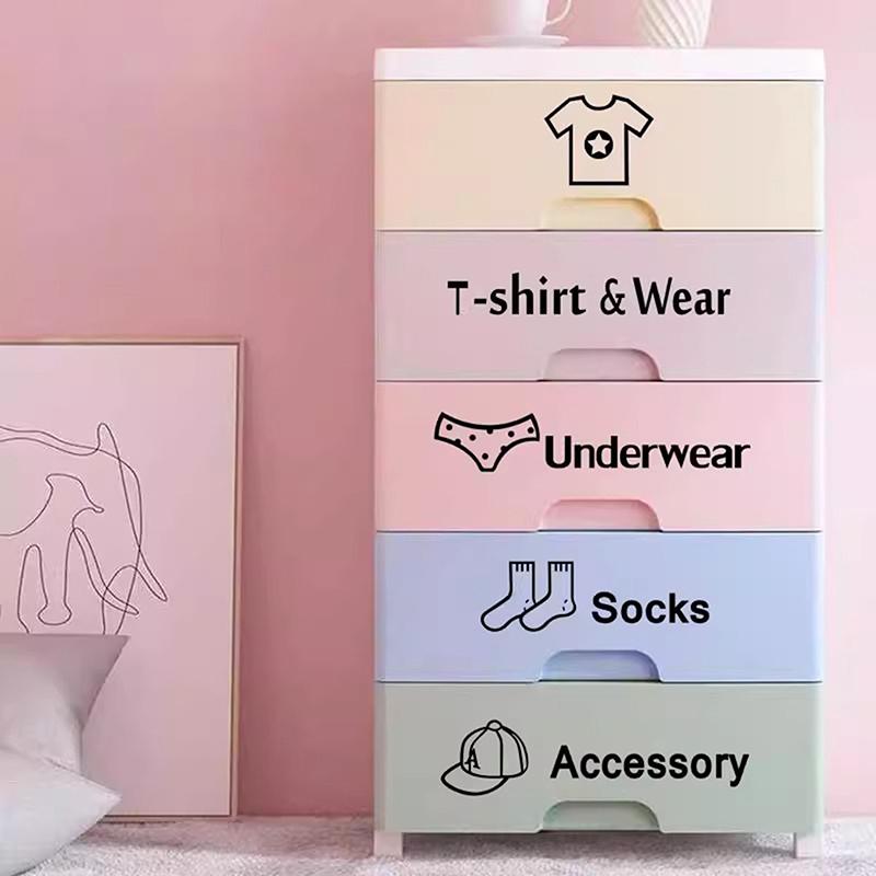 Bebek Kıyafetleri Etiketleri Ev Dekorasyonu Gardırop Etiketi Çıkartma Yatak Odası Sınıflandırma Çizgi Film Etiketleri