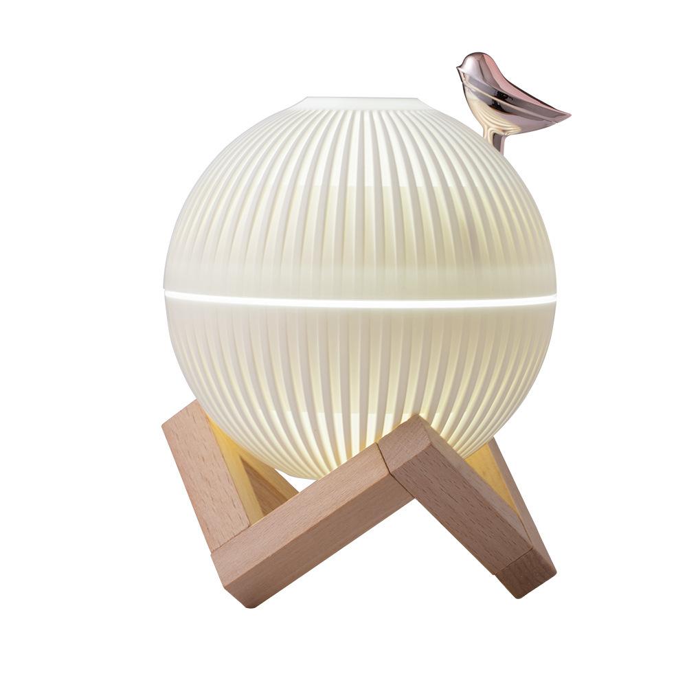 330ml USB Ultraschall Luftbefeuchter mit kühlem Nebel und warmer LED-Lampe für Zuhause, Kinderzimmer, Mini-Aroma-Diffusor, Humidificador