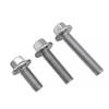 304 Stainless Steel Serrated Flange Hex Head Screws UNC Size 1/4-3/8 Anti-loose Fasteners Auto Motorcycle Replacement Parts