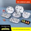 Children's 304 Stainless Steel Beetle Divided Plate