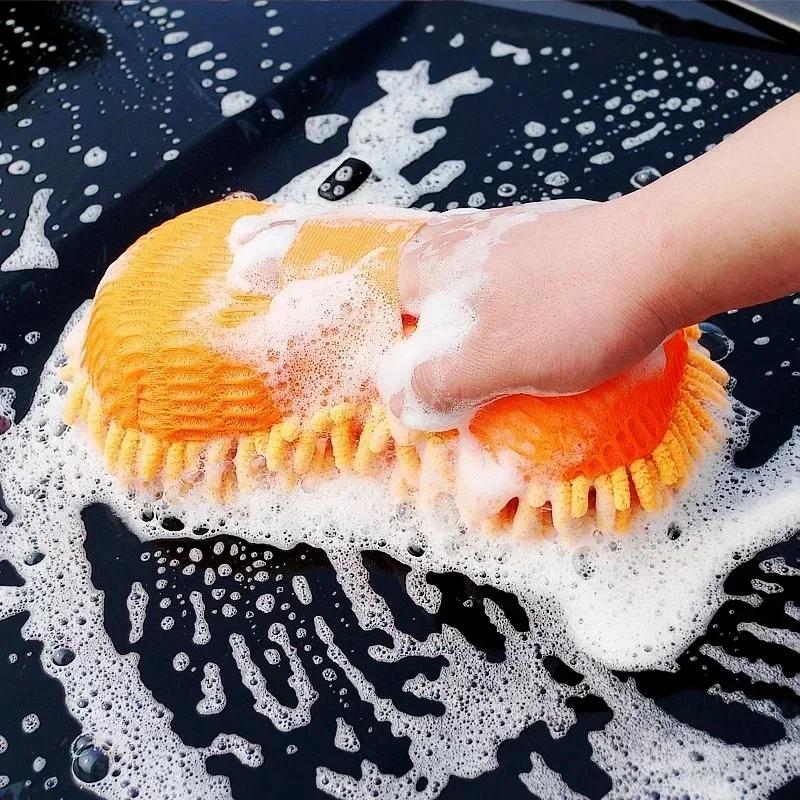 Household Cleaning Tools Brush Cleaner Tools Microfiber Super Clean Car Windows Cleaning Sponge Chenille Coral FleeceCloth Towel
