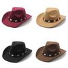 British Style Wool Felt Fedora Hat With Wide Brim For Summer Casual And Formal Wear