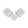 5Pcs L Shape 4pin 10mm Solderless Corner Connectors Adapters For RGB 5050 LED Strip Lights