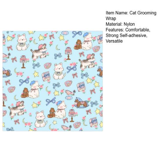 Kendiliğinden yapışan kedi bakım sargısı kedi tırnak kesme temizleme kısıtlama çantası ısırık önleyici çizilmeye karşı sakinleştirici ilaç sargısı