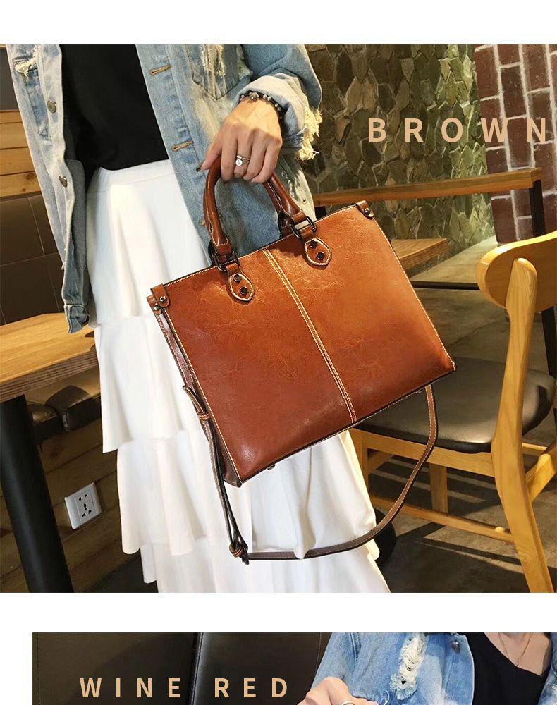 Upgraded Retro Women's Crossbody & Handbag - Trendy High-End Casual for Business & Travel