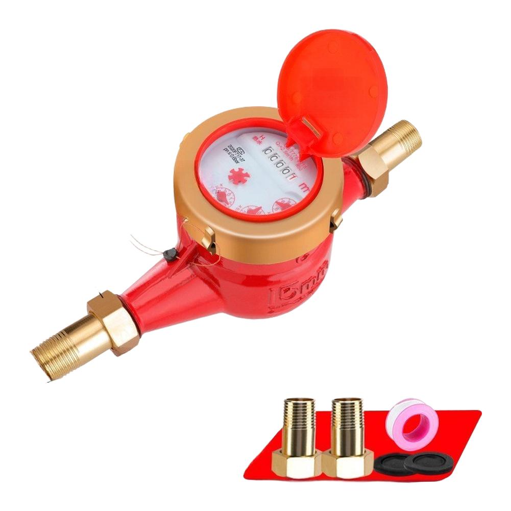 Rotary Wing Cold And Hot Water Meter Solar-powered High-temperature Rotary Hot And Cold Water Meter DN15/4 Points