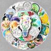 50 Light Bulb World Stickers: Creative, Waterproof Art for Computers, Phones, and Planners