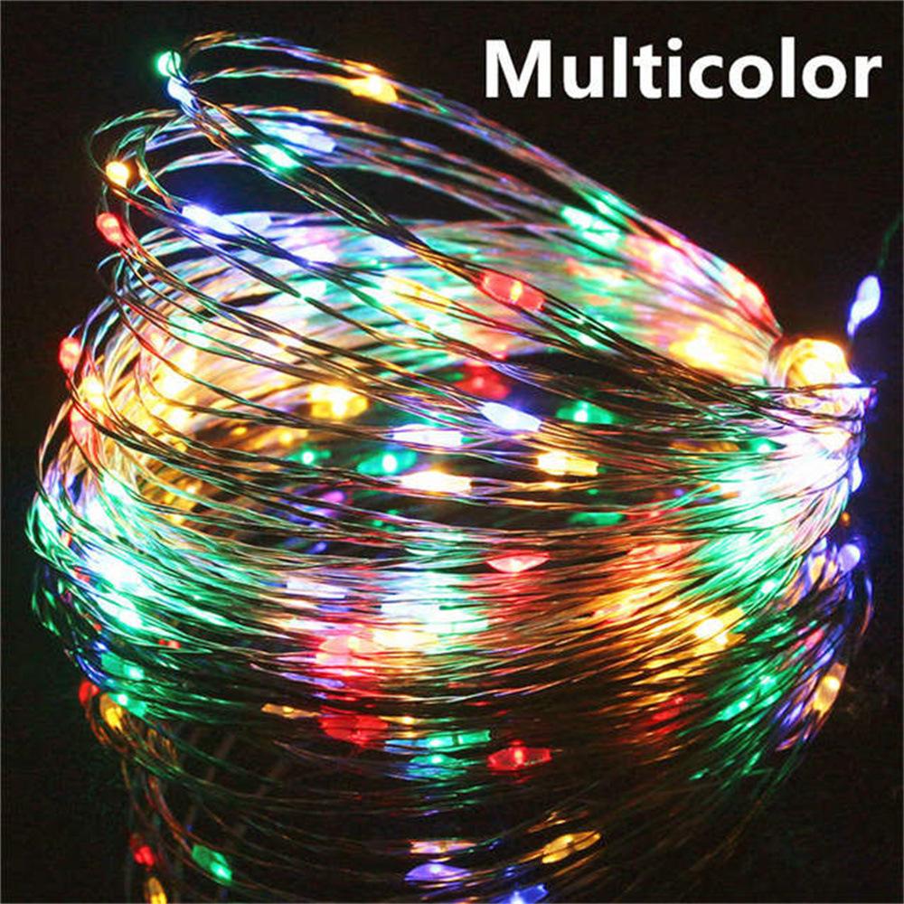 10M USB LED String Lights Copper Silver Wire Garland Light Waterproof Fairy Lights For Christmas Wedding Party Decoration KTY