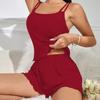 Womens Woven Jacquard Cami Shorts Set Loungewear Sleepwear