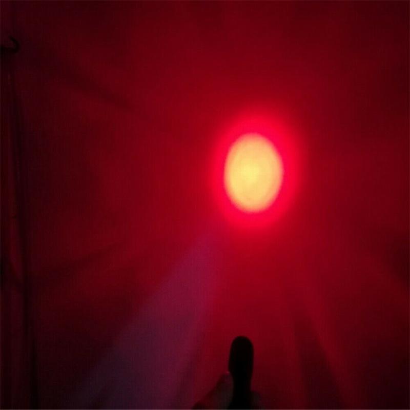 LED Rotes Licht Taschenlampe für Astronomie Navigation Nachtsicht 625nm Rote Taschenlampe