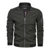 Men's Spring Autumn Baseball Collar Flight Jacket Casual Workwear